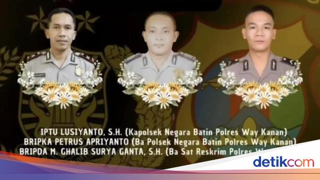 3 Polisi yang Gugur Saat Gerebek Sabung Ayam Diberi Kenaikan Pangkat