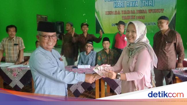 Pemdes di Klaten Bagi THR Rp 457 Juta ke Warga, Bayi Juga Dapat