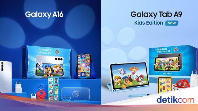 Galaxy A16 dan Tab A9 Kids Edition Dihiasi PAW Patrol, Segini Harganya