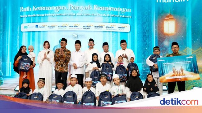 Bank Mandiri Santuni 57.600 Anak Yatim-Lansia dan 668 Yayasan di RI