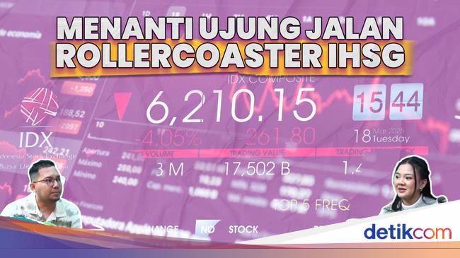 Menanti Ujung Jalan Rollercoaster IHSG