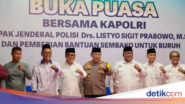 Kapolri Ajak Buruh Jaga Iklim Investasi Tetap Kondusif