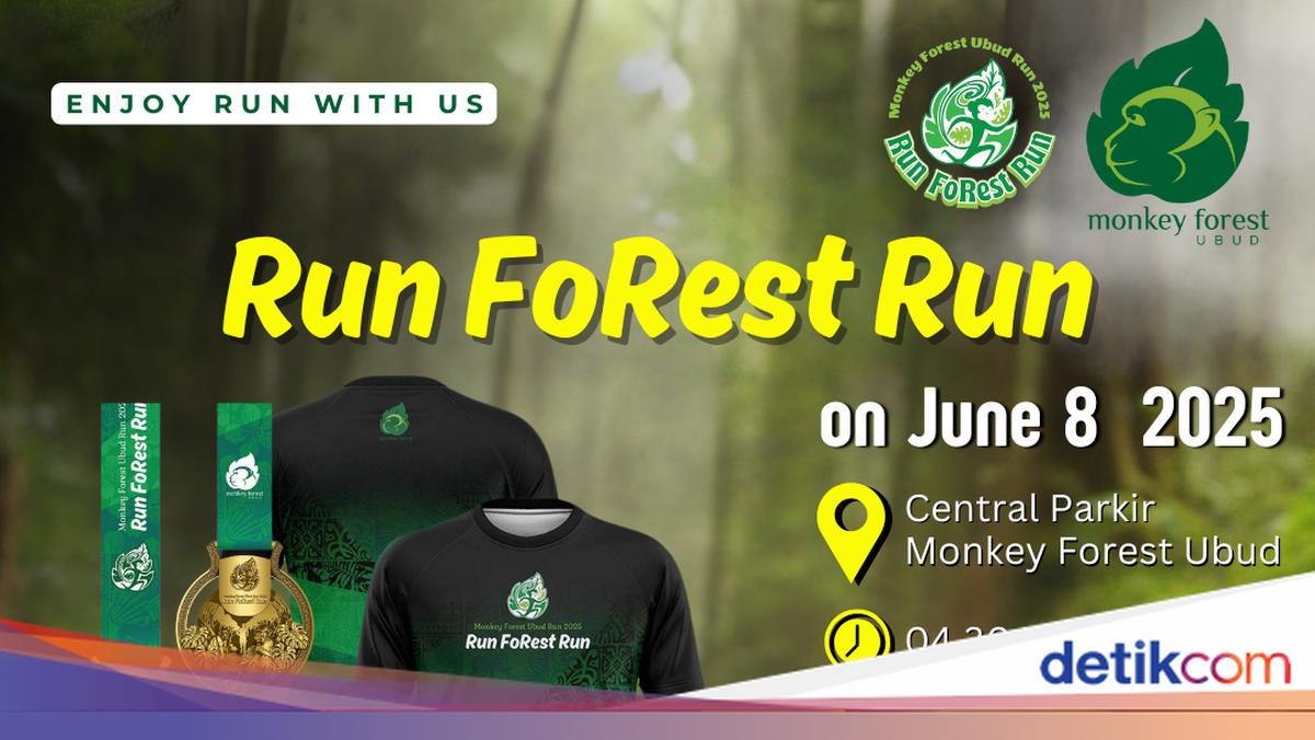 Monkey Forest Ubud Run 2025, Ajak Berlari Susuri Alam yang Menenangkan