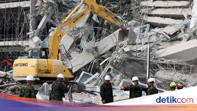 Myanmar Earthquake Death Toll Hits 1644