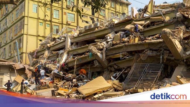 Porak Poranda Myanmar Diguncang Gempa