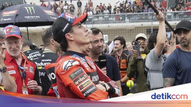 'Provokasi' Marquez yang Bikin Start MotoGP AS Kacau dan Ditunda