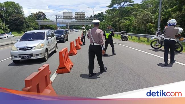 Contraflow Km 44-46 Tol Jagorawi Arah Puncak Diberlakukan Pagi Ini