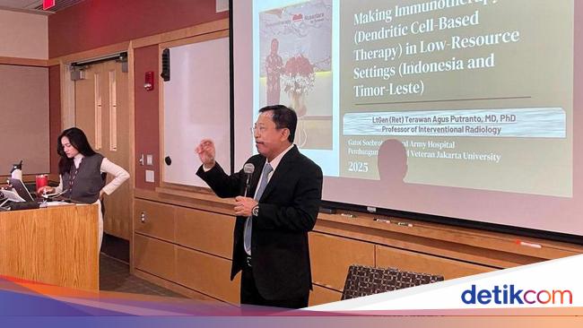 Momen dr Terawan Paparkan Immunotherapy Nusantara di Harvard