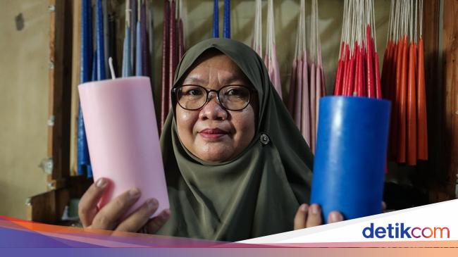 Gunakan Bahan Alami, Lilin dari Bojonggede Tembus Ekspor