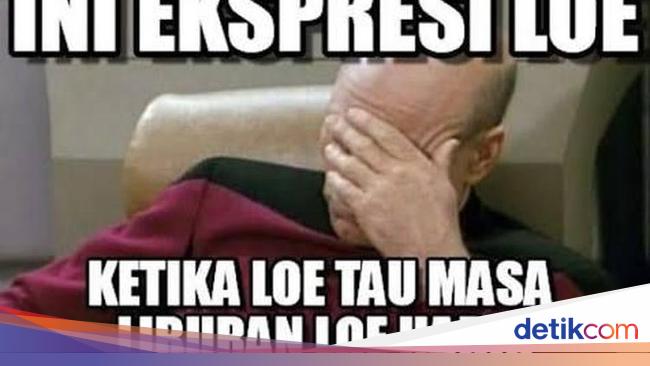 Funny Meme Holidays End, Back to Work Tomorrow