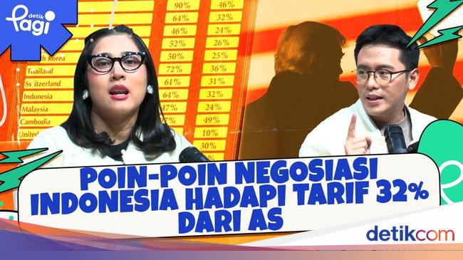 Poin-poin Negosiasi Indonesia Hadapi Tarif 32% dari AS