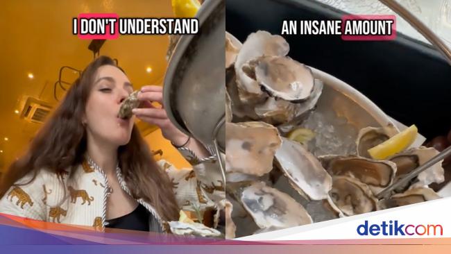 Pesan 80 Buah Tiram di Restoran, Wanita Ini Kaget Harganya Murah!