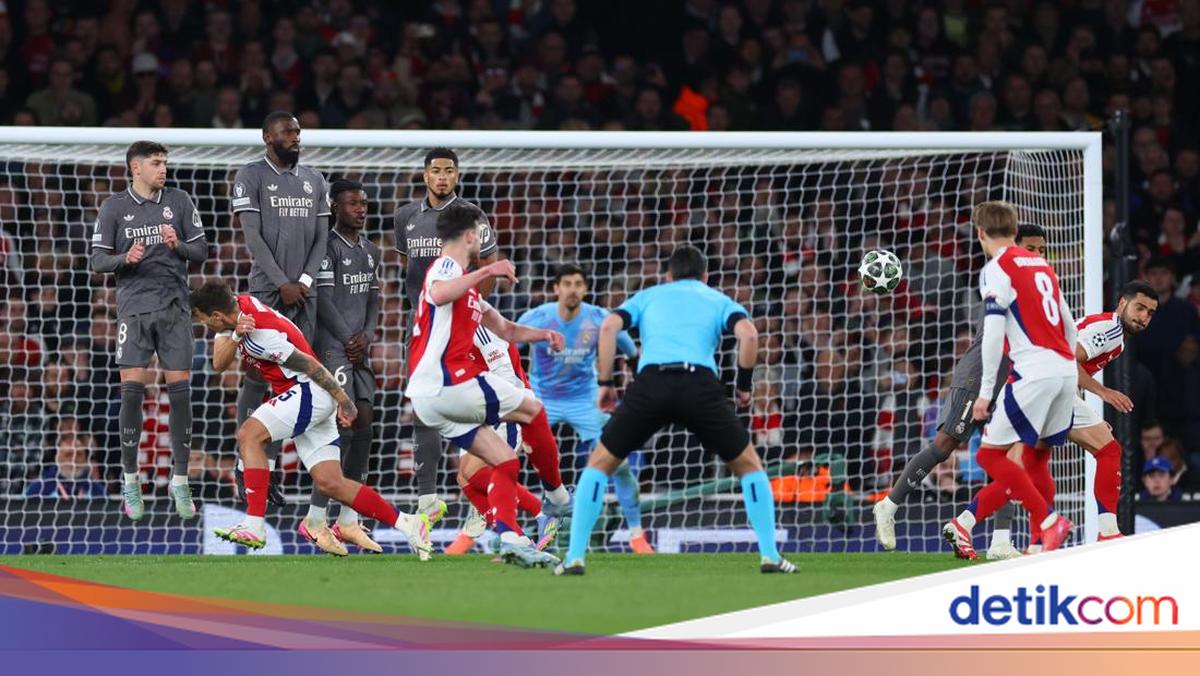 Arsenal Libas Real Madrid 3-0, Meriam London di Atas Angin