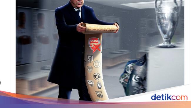 Meme Anceloti Pusing Real Madrid Dihajar Arsenal