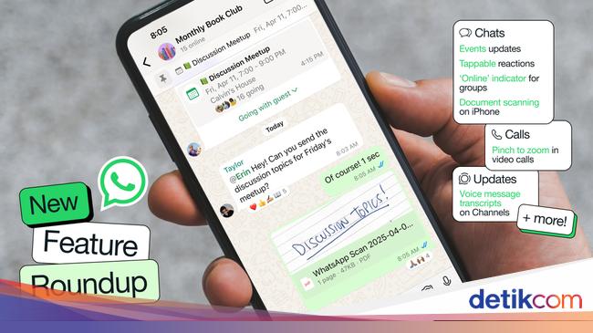 Aneka Fitur Baru WhatsApp, Bisa Zoom Video Call dan Scan Dokumen
