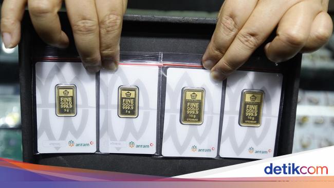 Harga Emas Akhirnya Turun Segini