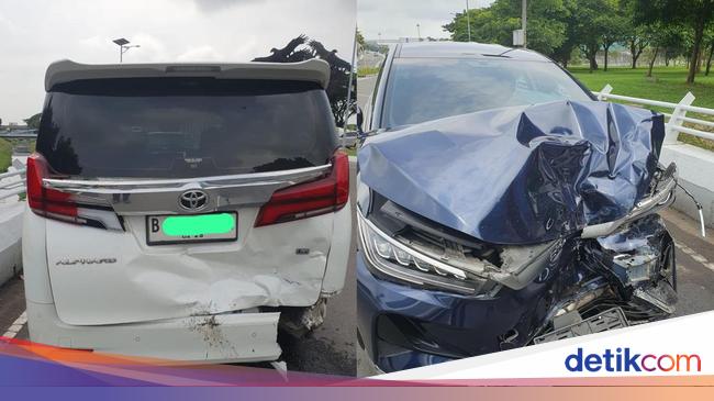 电动汽车击中了Alphard,遭受了进入3 Soetta航站楼的破坏 电动汽车击中了Alphard,遭受了进入3 Soetta航站楼的破坏