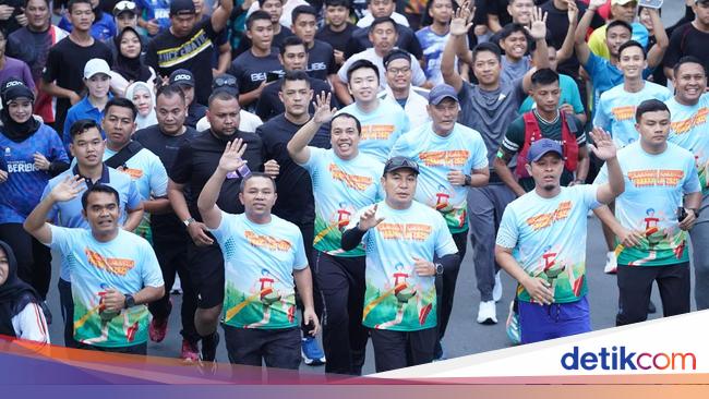 Ribuan Peserta Ramaikan Karhutla Fun Run, Polda Riau Gaungkan Semangat Jaga Bumi
