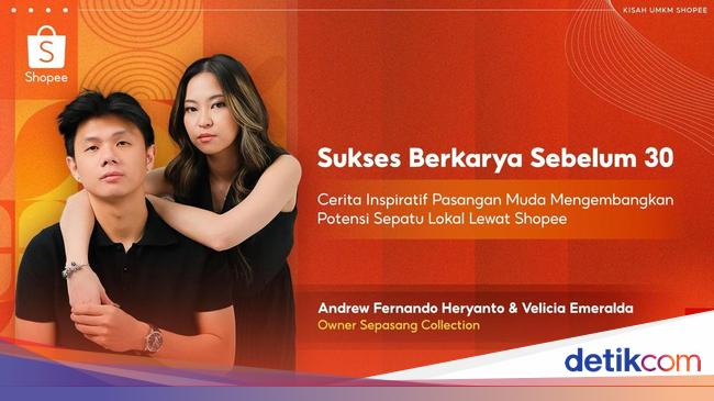 Kisah Pasangan Muda Dulang Cuan dari Jual Sepatu Lokal di Shopee