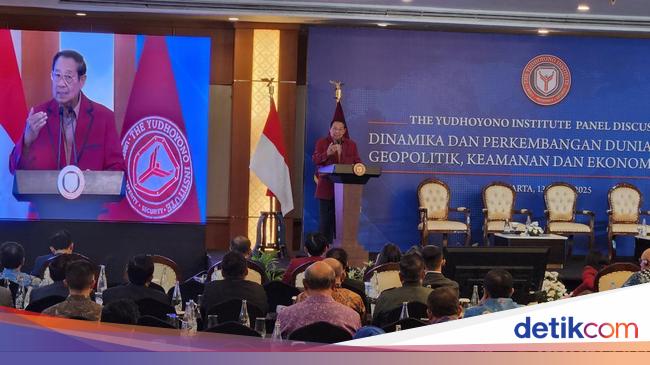 Pulang Melukis Gunung, SBY Terganggu Pengumuman Tarif Trump