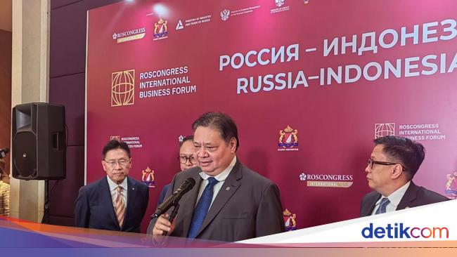 Airlangga Kenalkan Program Makan Bergizi Gratis ke Investor Rusia