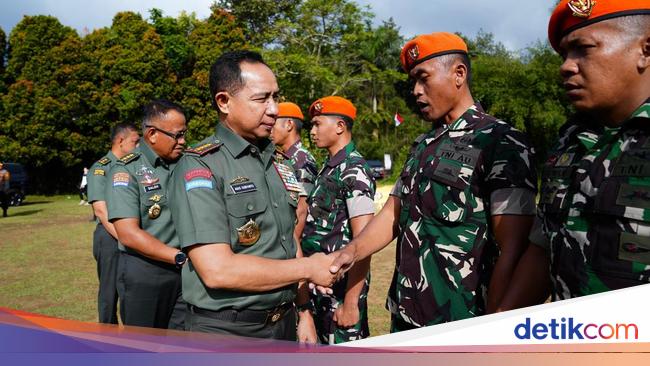 Panglima TNI Cek Latihan Prajurit Jadi Pawang Anjing Pelacak