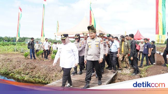 Tanam Pohon di Bengkalis, Kapolda Riau Ingatkan Musim Kemarau Sudah Dekat