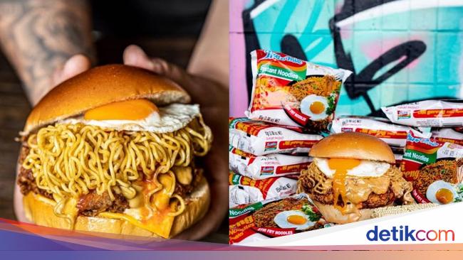 Resto di Sydney Ini Punya Menu Burger Indomie yang Halal