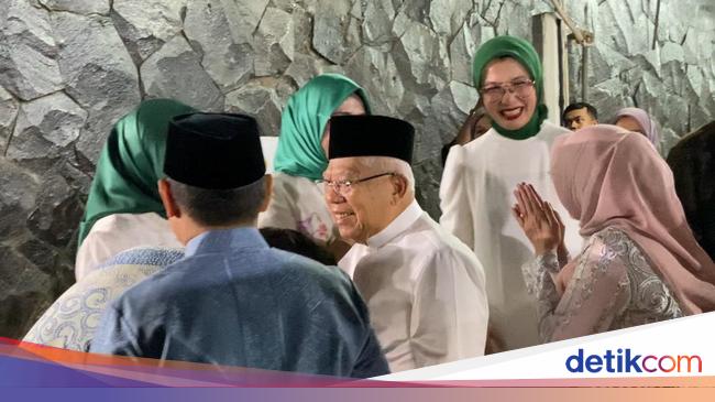 Ma’ruf Amin, Dasco hingga Ahmad Dhani Hadiri Halal Bihalal di Kediaman Cak Imin