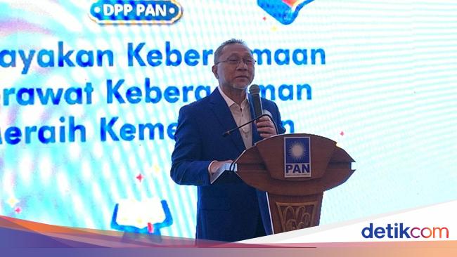 Daftar Pengurus PAN Terbaru: Zulhas Ketum, Menteri KP Jadi Waketum