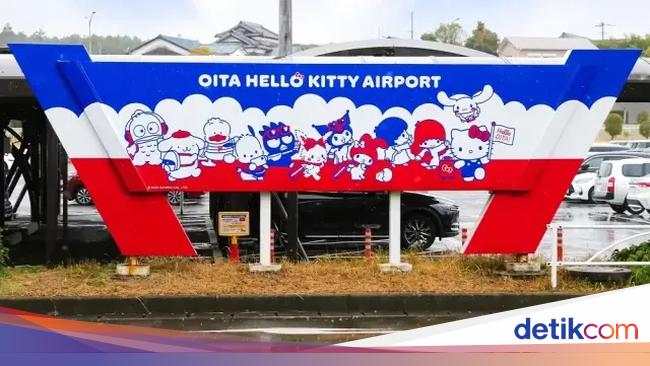 Kawaii! Serba Hello Kitty di Bandara Jepang
