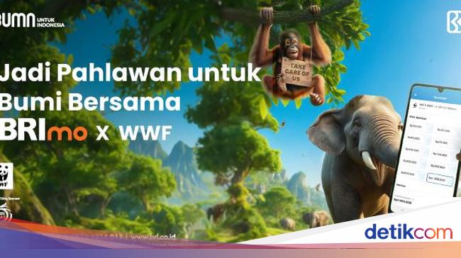 Satwa Liar Butuh Bantuanmu, Yuk Donasi Pakai Mobile Banking BRImo!