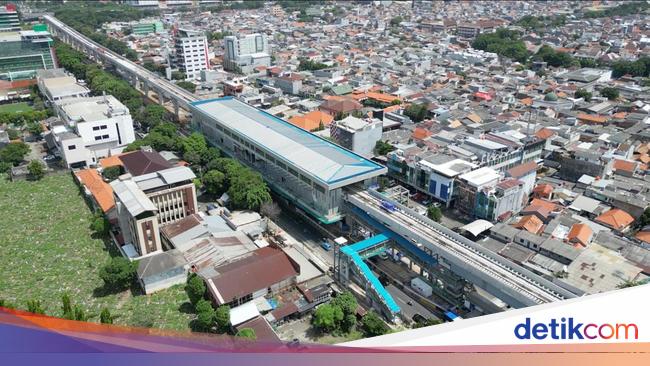 Pembangunan LRT Jakarta Fase 1B rute Velodrome-Manggarai Tembus 51,19%