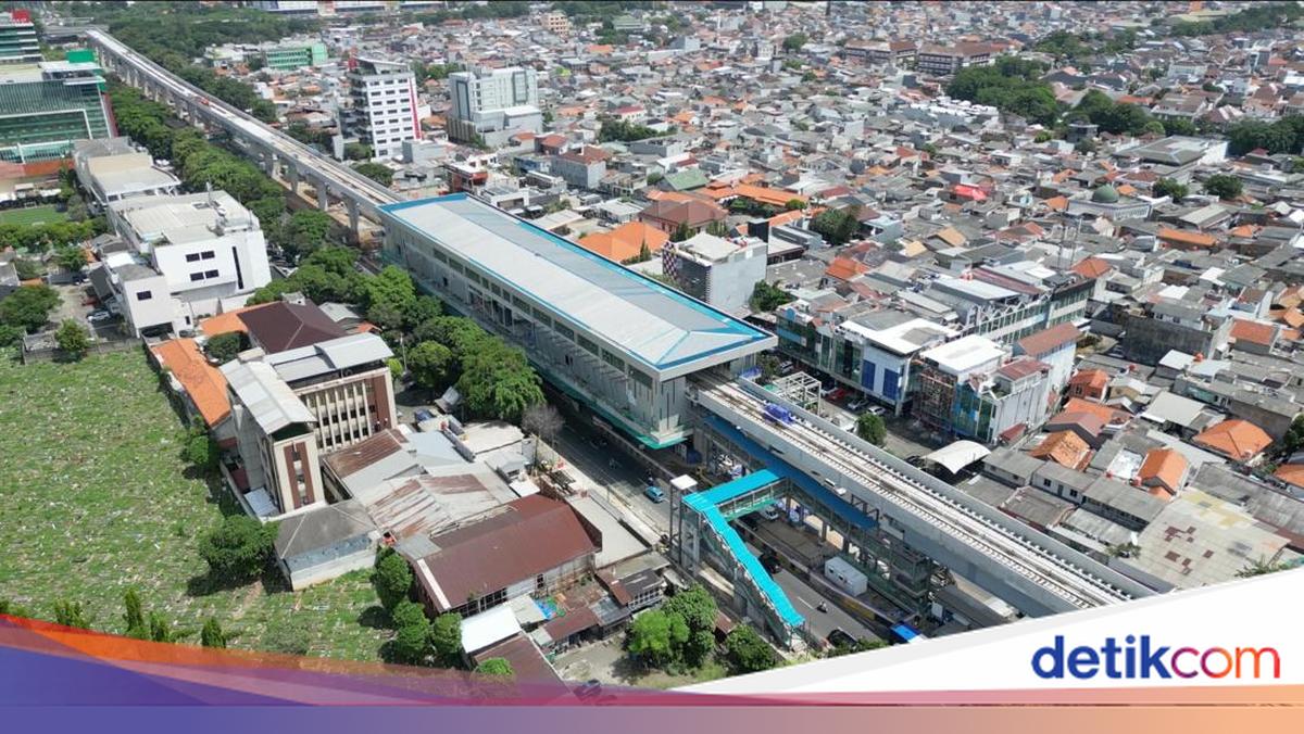 Pembangunan LRT Jakarta Fase 1B rute Velodrome-Manggarai Tembus 51,19%