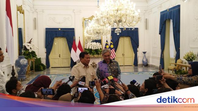 Ngobrol Bareng Wakil PM Malaysia, Prabowo Bahas Tarif Impor Trump