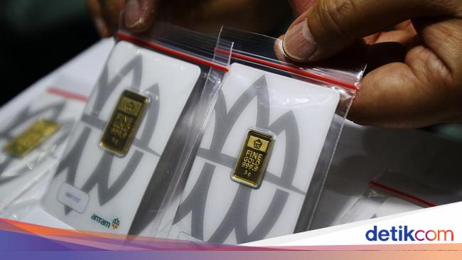 Harga Emas Hari Ini Melorot Lagi