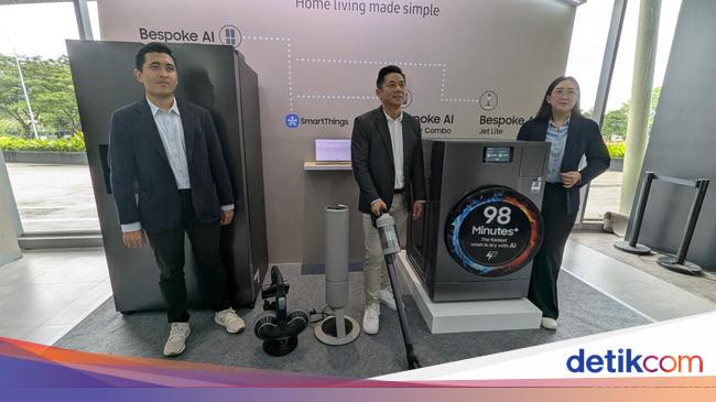 Samsung Rilis 3 Bespoke AI Baru, Kulkas Sampai Vacuum Cleaner