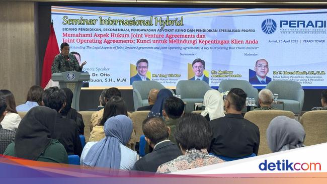 DPN Peradi Gelar Seminar Internasional, Hadirkan 2 Advokat Luar Negeri