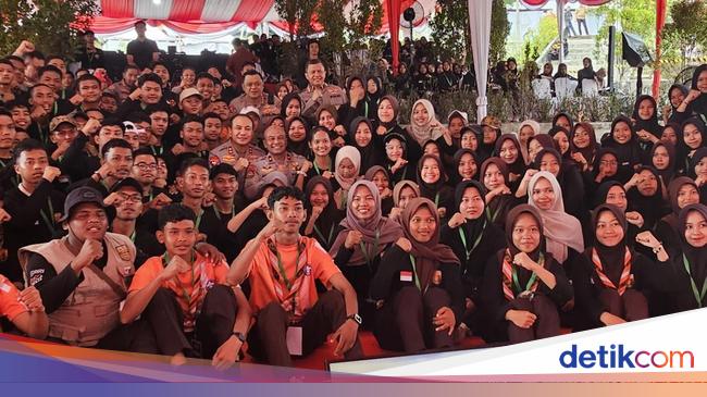 Semangat Membara! Peserta Jambore Karhutla Riau Siap Deklarasi Jaga Bumi