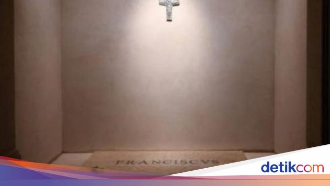Potret Makam Paus Fransiskus di Gereja Santa Maria Maggiore