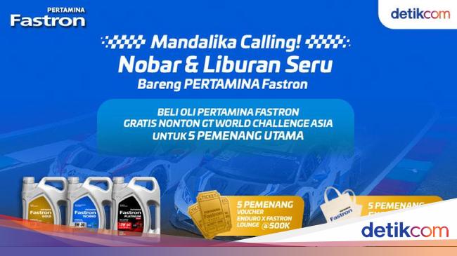 Ada Tiket Nonton GT3 World Challenge Asia Gratis di Mandalika, Mau?