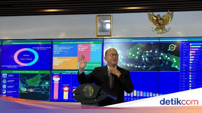 Realisasi Investasi Kuartal I Rp 465,2 T, Naik 15,9%