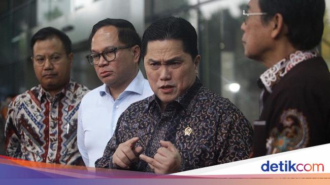 Lantik Dua Pejabat Kementerian BUMN, Erick Thohir Titip Danantara