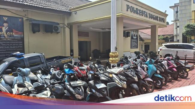 Terungkap TKP Penampungan Motor Hasil Tarikan Debt Collector di Bogor