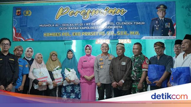 Kapolresta Bogor Resmikan Renovasi Musala Al-Ikhlas Hasil Urunan Anggota