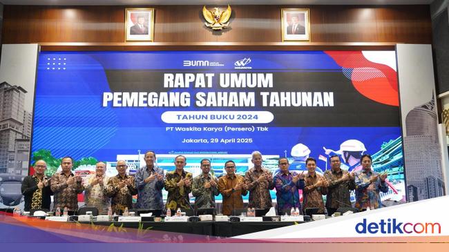 Gelar RUPST 2025, Utang Waskita Karya Turun Rp 14,7 Triliun pada 2024