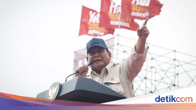 4 Janji Prabowo di Depan Massa Buruh