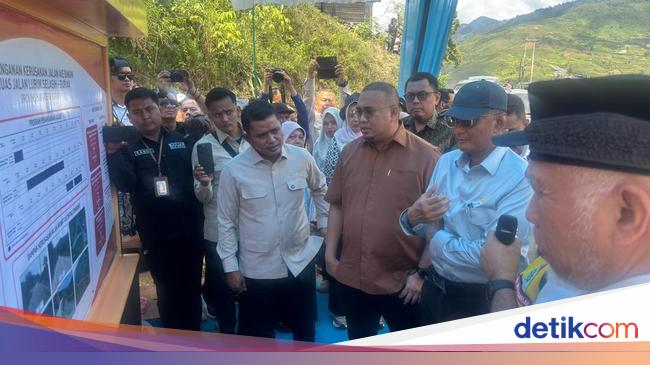 Andre Rosiade-Menteri PU Cek Jalan Air Dingin: Kita Sepakat Bikin Jalan Baru