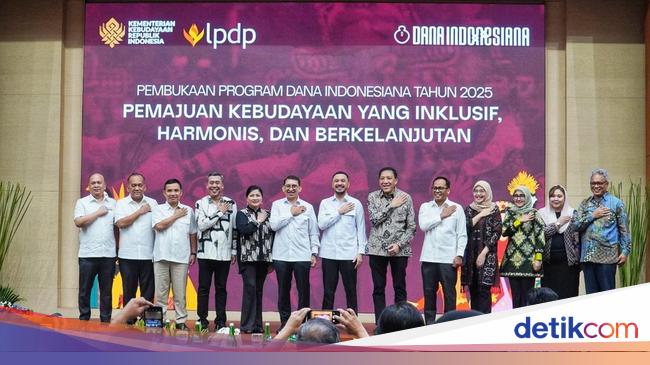 Kemenbud Resmi Buka Dana Indonesiana 2025, Ini Kategori yang Ditawarkan