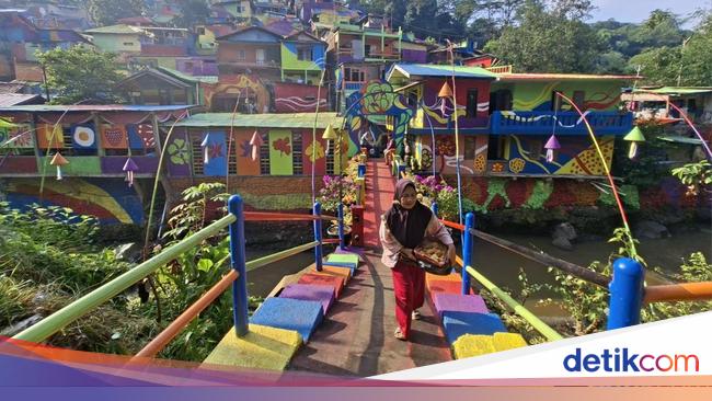 Begini Wajah Terkini Kampung Pelangi di Bandung, Penuh Warna-warni